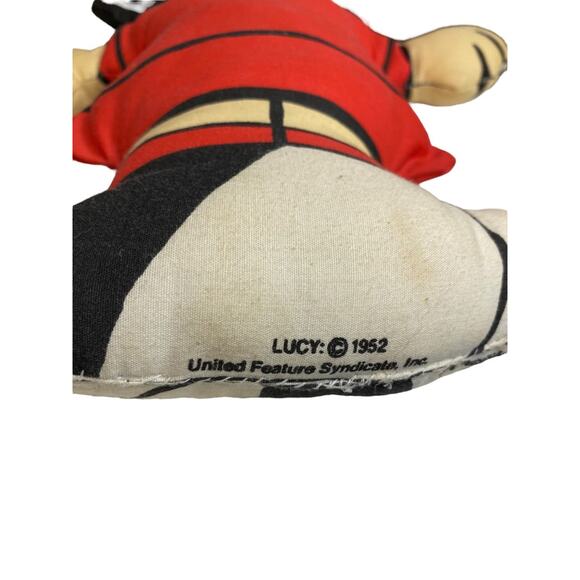 Vintage Lucy Peanuts Pillow Doll Fabric Kit Stuffed 17 Inch - Picture 3 of 6